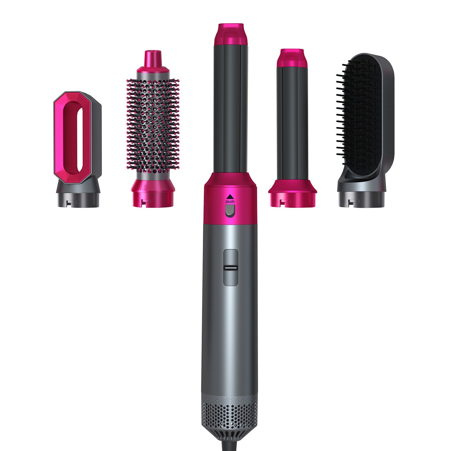 Multi-Functional Hair Styler with Hot Air Comb